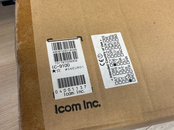 ICOM IC 9100 PENTABANDA ALL MODE HF 50 144 430 1200 MHZ  FULL OPTIONAL FILTRI  FL 430 3 FL 431 , D STAR  E IMBALLO
