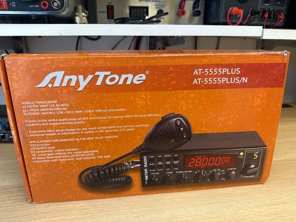 ANYTONE 5555 PLUS N CB HF ALL MODE OTTIMO CON IMBALLO