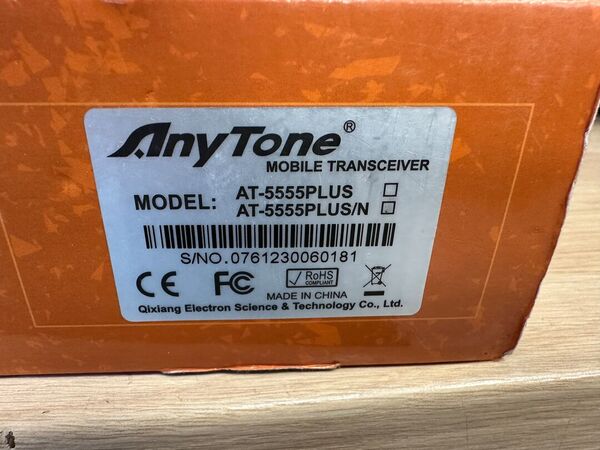 ANYTONE 5555 PLUS N CB HF ALL MODE OTTIMO CON IMBALLO