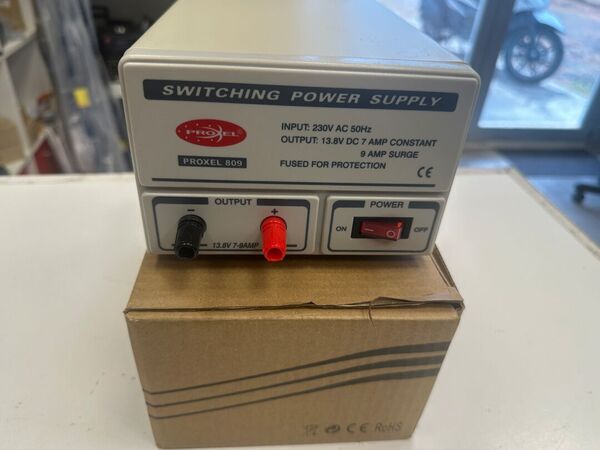 PROXEL EL 809 ALIMENTATORE SWITCHING COME NUOVO 9 AMPERE PICCO CON IMBALLO