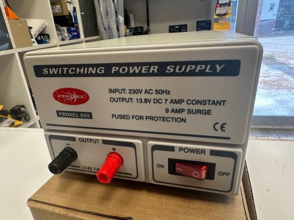 PROXEL EL 809 ALIMENTATORE SWITCHING COME NUOVO 9 AMPERE PICCO CON IMBALLO