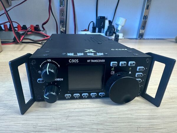 XIEGU G90S RICETRASMETTITORE HF 20 WATT SSB/CW/AM SDR COME NUOVO CON  H1 CAR MOUNTH E IMBALLO