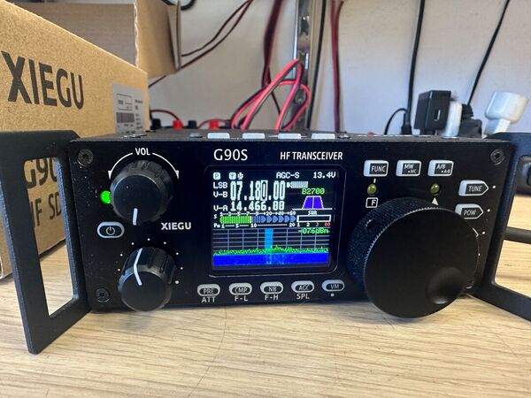 XIEGU G90S RICETRASMETTITORE HF 20 WATT SSB/CW/AM SDR COME NUOVO CON  H1 CAR MOUNTH E IMBALLO