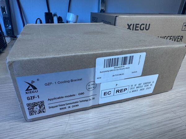 XIEGU G90S RICETRASMETTITORE HF 20 WATT SSB/CW/AM SDR COME NUOVO CON  H1 CAR MOUNTH E IMBALLO