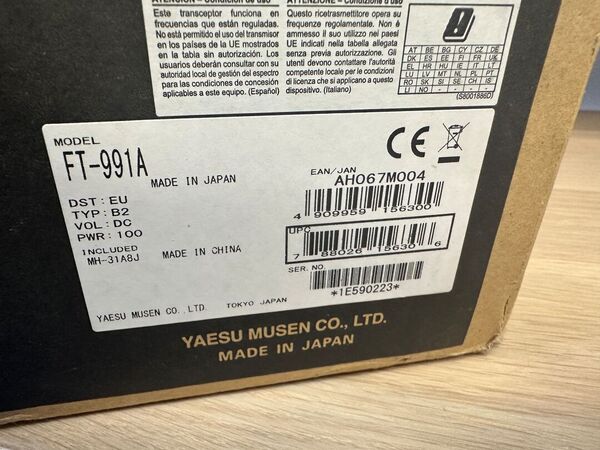 YAESU FT 991 A QUADRIBANDA ALL MODE OTTIMO CON IMBALLO