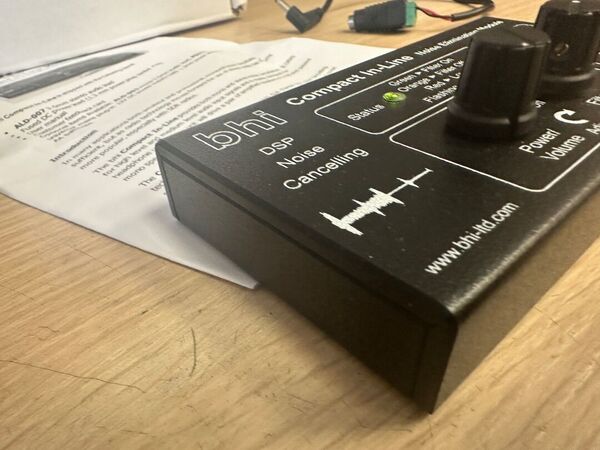 BHI COMPACT IN-LINE MODULO DI CANCELLAZIONE DEL RUMORE  DSP COME NUOVO CON IMBALLO