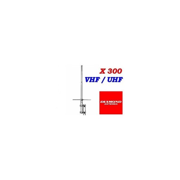 DIAMOND X-300N - ANTENNA VERTICALE 144/430 MHZ ALTEZZA 310 CM NUOVA PRONTA CONSEGNA