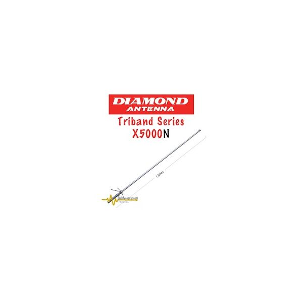 DIAMOND X-5000 ANTENNA TRIBANDA  144/430/1200 MHz NUOVA PRONTA CONSEGNA