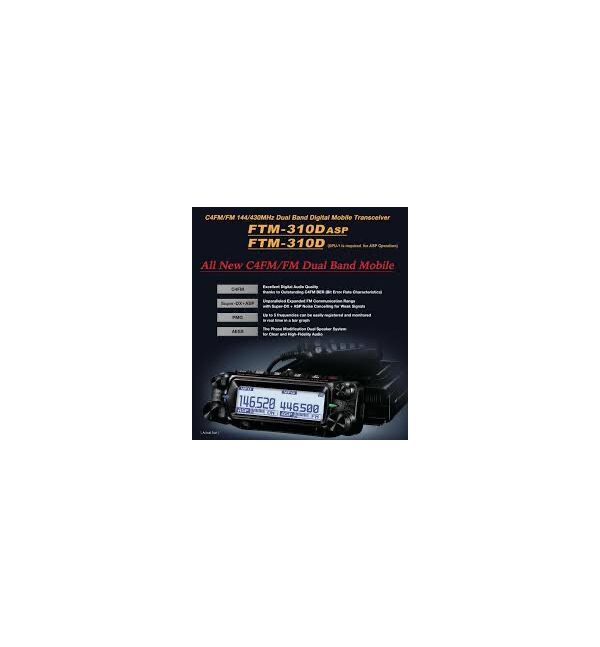 YAESU FTM-310DE ASP RICETRASMETTITORE VEICOLARE DUAL BAND C4FM 50W NUOVO PRONTA CONSEGNA GARANZIA CSY AND SON 5 ANNI