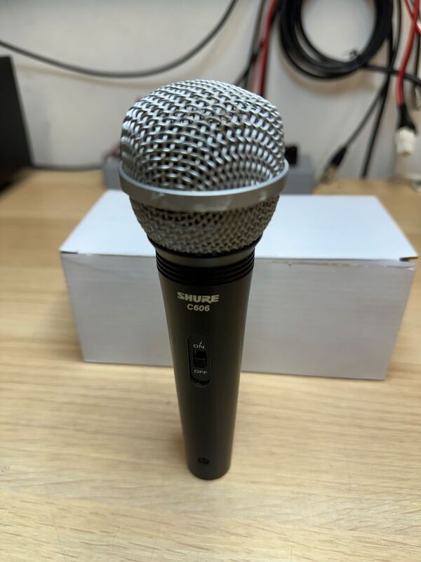 SHURE C 606 MICROFONO DINAMICO OTTIMO
