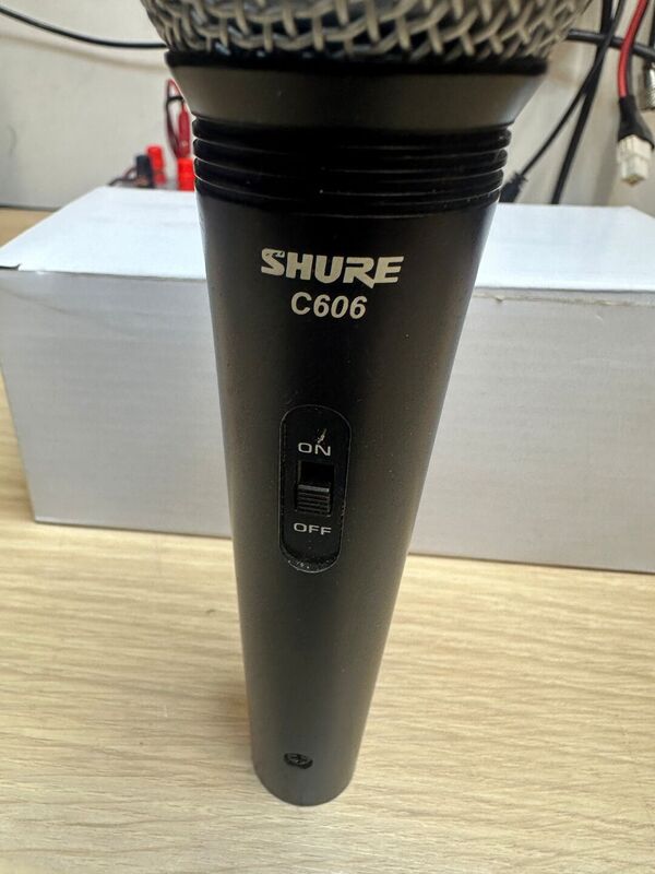 SHURE C 606 MICROFONO DINAMICO OTTIMO