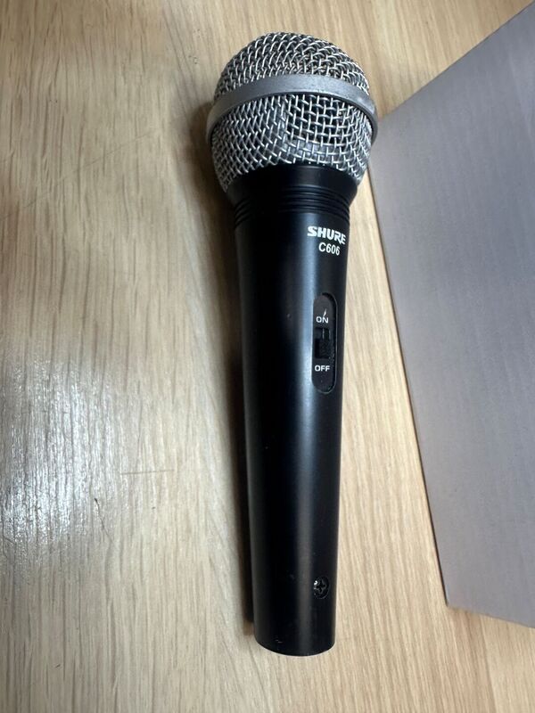 SHURE C 606 MICROFONO DINAMICO OTTIMO