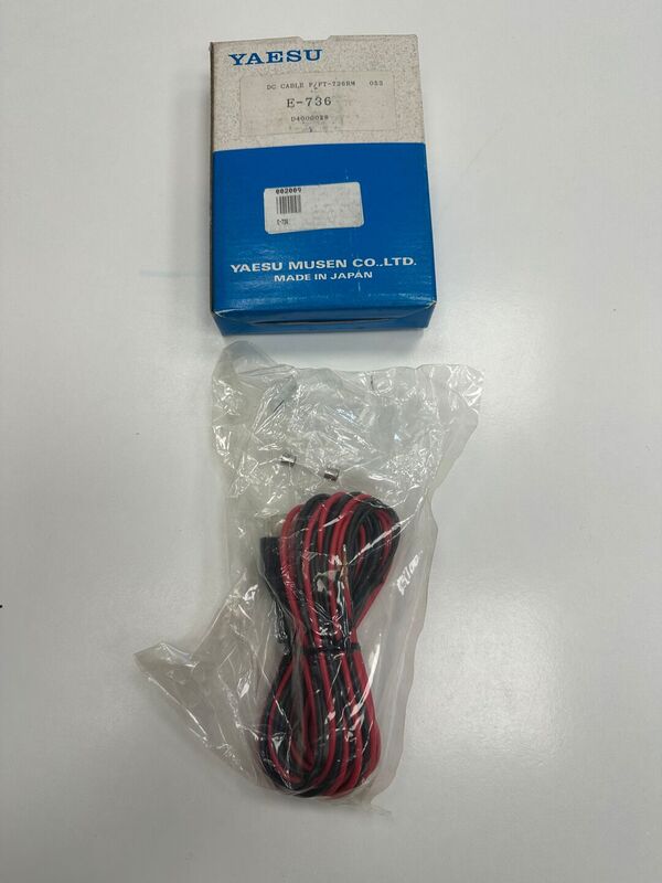 YAESU E 736  DC CABLE 6 PIN NUOVO ORIGINALE FONDO DI MAGAZZINO