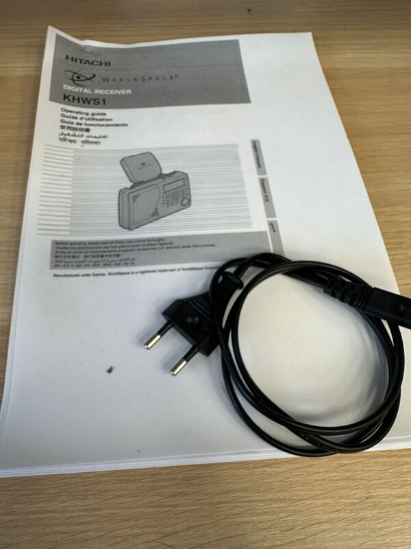 HITACHI WORLDSPACE KH.WS1 RICEVITORE FM STEREO, AM SW1 E SW2 DIGITALE OTTIMO