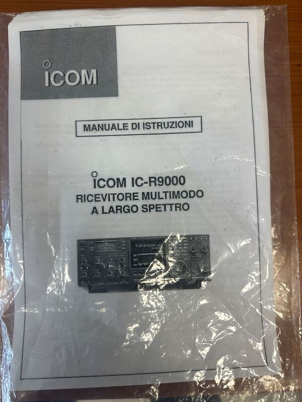 ICOM IC R 9000 RICEVITORE DA O A 2000 MHZ ALL MODE OTTIMO