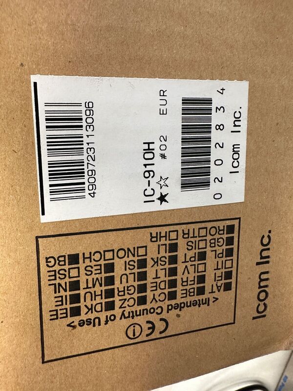 ICOM IC 910 H BIBANDA ALL MODE OTTIMO CON IMBALLO