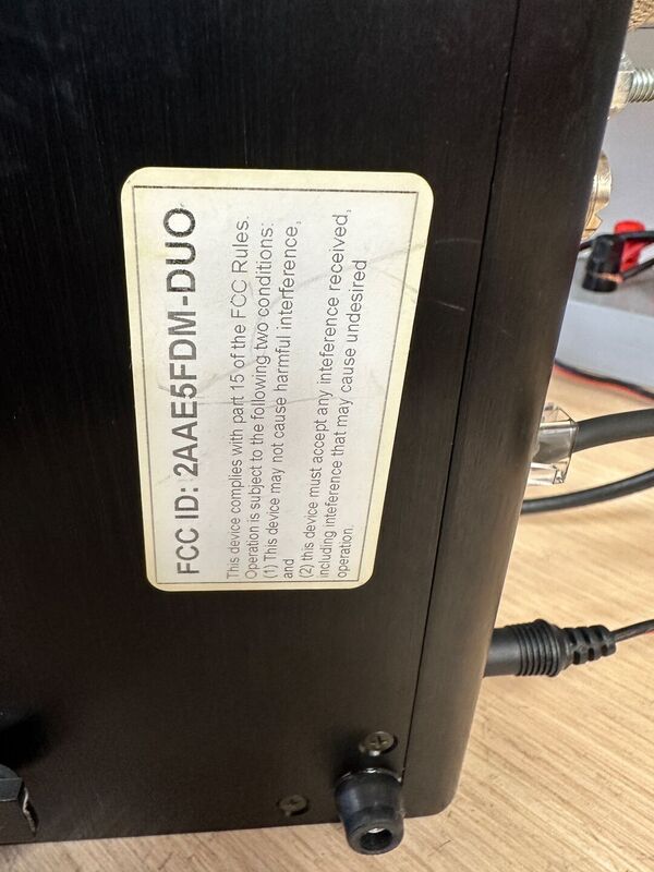 ELAD FDM DUO MULTI USE SDR TRANSCEIVER RTX QRP 5 WATT OTTIMO