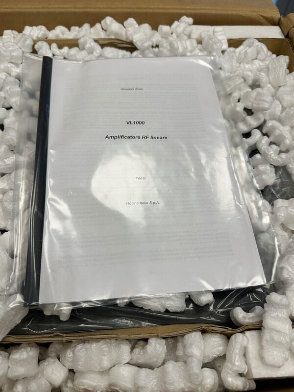 YAESU  QUADRA SYSTEM VL-1000 LINEARE STATO SOLIDO CON AT TUNER HF E 50 MHZ ULTIME SERIE COME NUOVO CON VP-1000 GARANZIA CSY AND SON CON IMBALLI