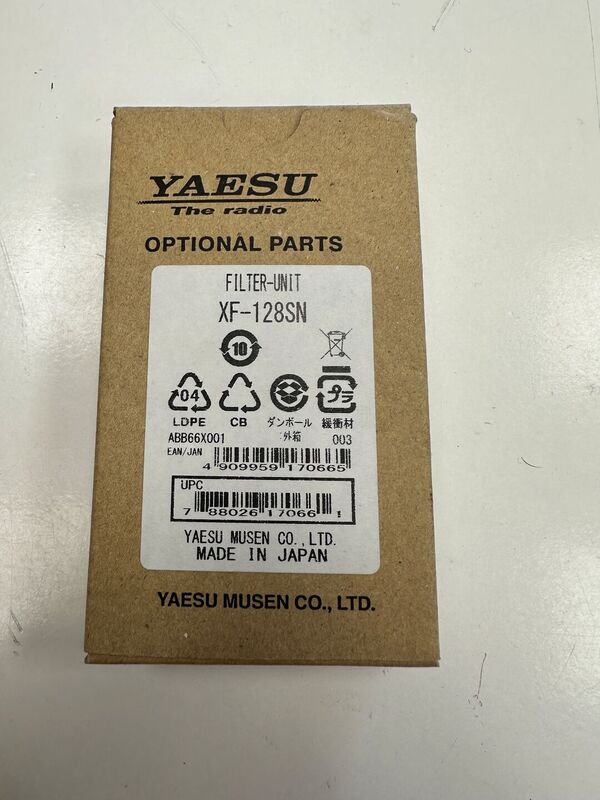 YAESU  XF 128SN FILTRO SSB PER YAESU FT 101 D COME NUOVO CON IMBALLO