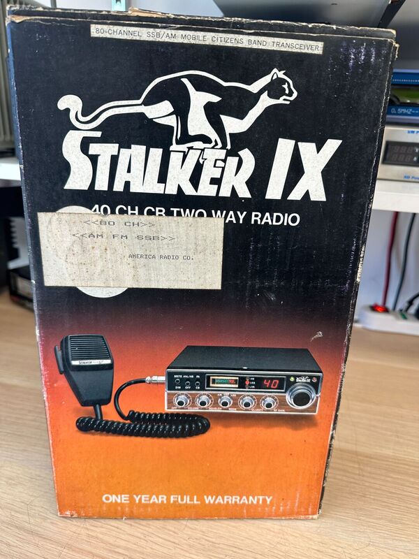 STALKER IX CB 80 CANALI NUOVO N.O.S. CON IMBALLO RARO