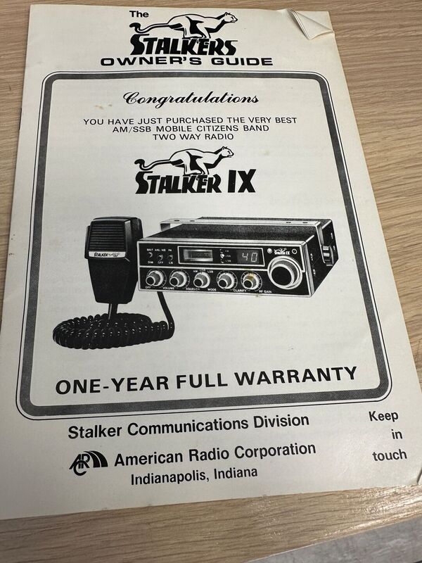 STALKER IX CB 80 CANALI NUOVO N.O.S. CON IMBALLO RARO