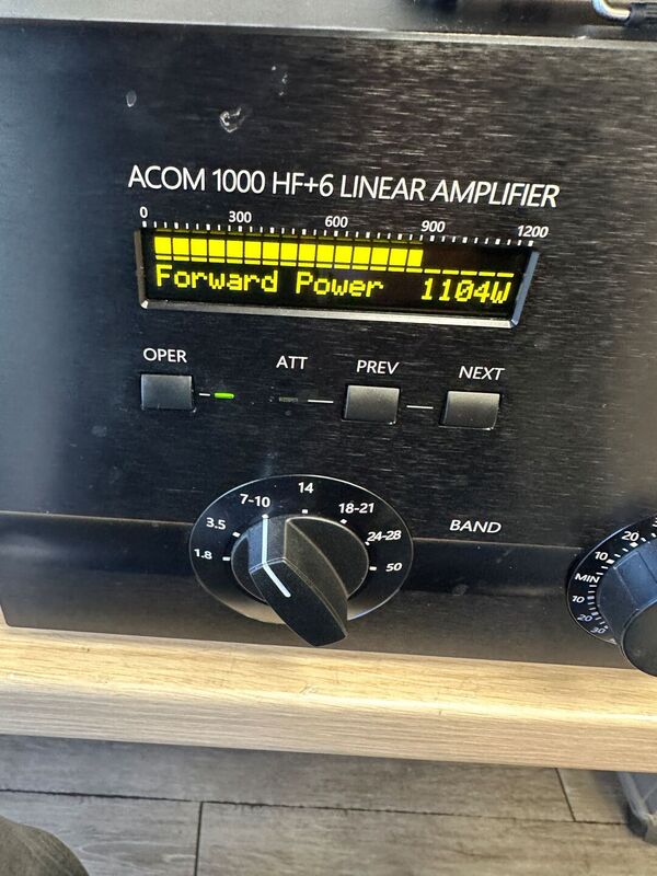 ACOM 1000  HF E 50 MHZ LINEARE A VALVOLA 1 KW ULTIMA VERSIONE OTTIMO