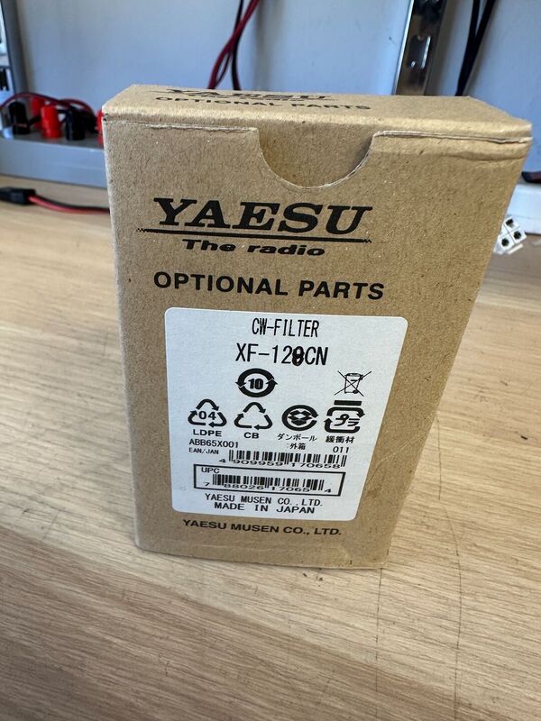 YAESU XF-128CN. FILTRO STRETTO CW 9.005MHz / CW 300Hz PER RICEVITORE PRINCIPALE(MAIN) FTDX101D. COME NUOVO CON IMBALLO