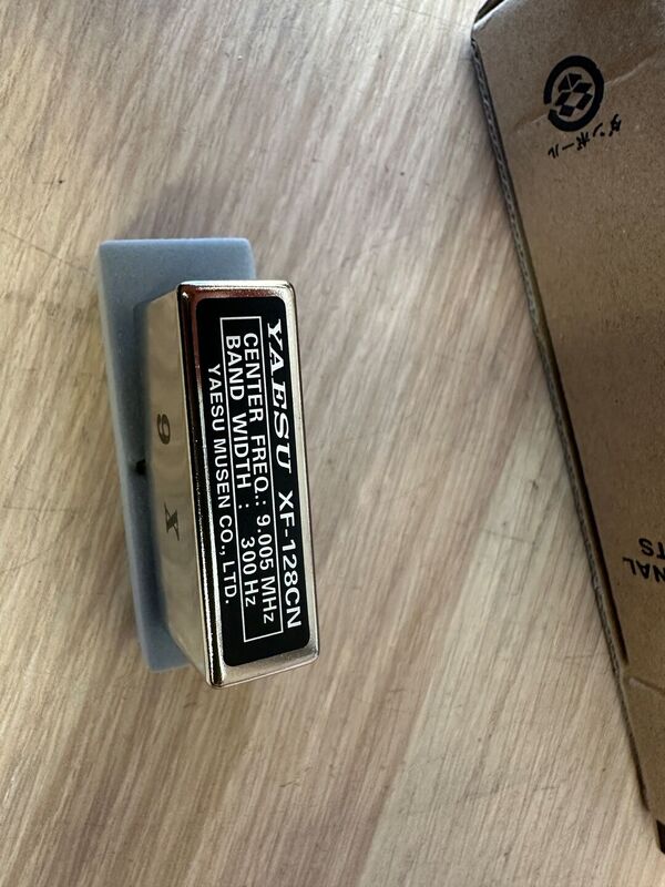 YAESU XF-128CN. FILTRO STRETTO CW 9.005MHz / CW 300Hz PER RICEVITORE PRINCIPALE(MAIN) FTDX101D. COME NUOVO CON IMBALLO