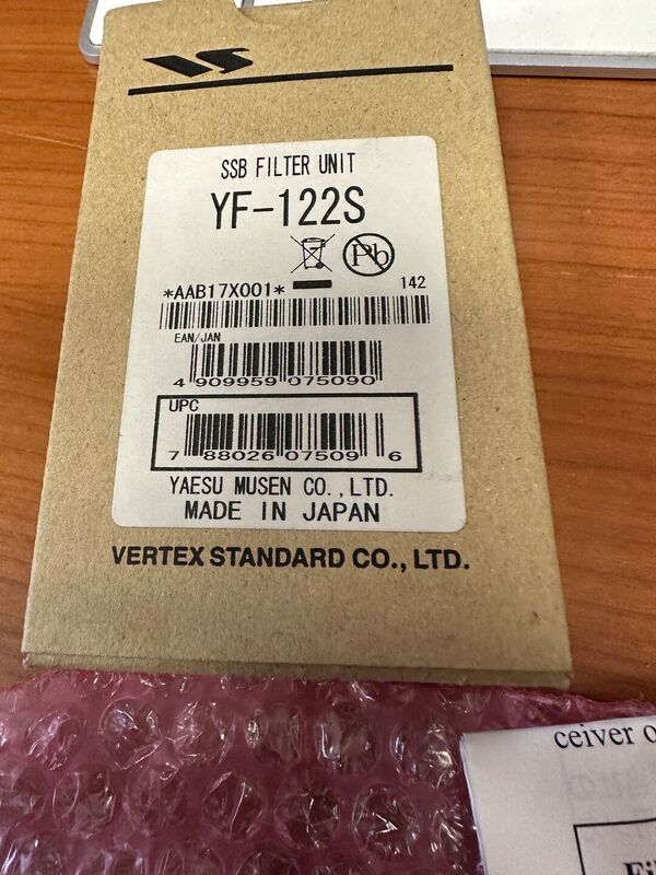 YAESU YF 122 S  XF 119 SN FILTRO SSBPER FT 817. 857 897 E SIMILARI COME NUOVO CON IMBALLO