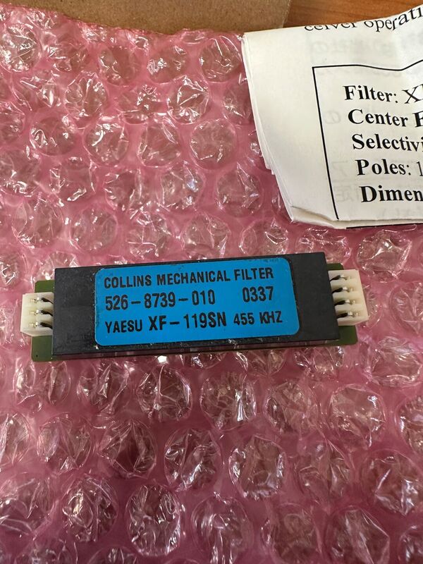 YAESU YF 122 S  XF 119 SN FILTRO SSBPER FT 817. 857 897 E SIMILARI COME NUOVO CON IMBALLO