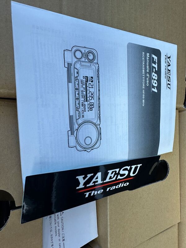 YAESU FT 891 HF E 50 MHZ ALL MODE COME NUOVO DA DEMO ANNO 2026 GARANZIA CSY AND SON CON IMBALLO