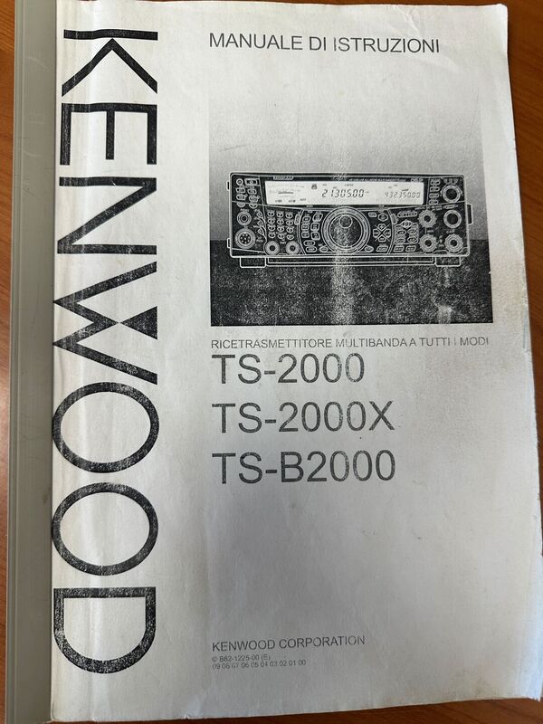 KENWOOD TS 2000 E QUADRIBANDA ALL MODE OTTIMO CON IMBALLO