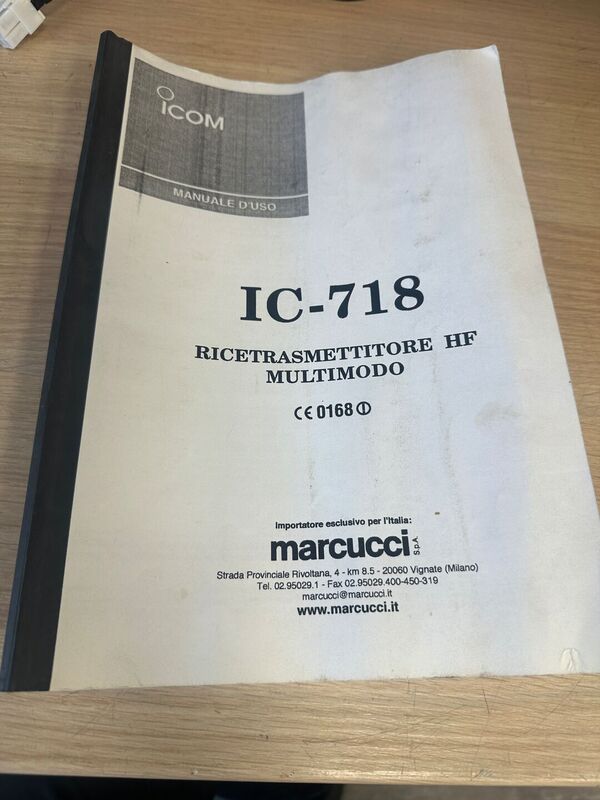ICOM IC 718 HF ALL MODE OTTIMO CON IMBALLO