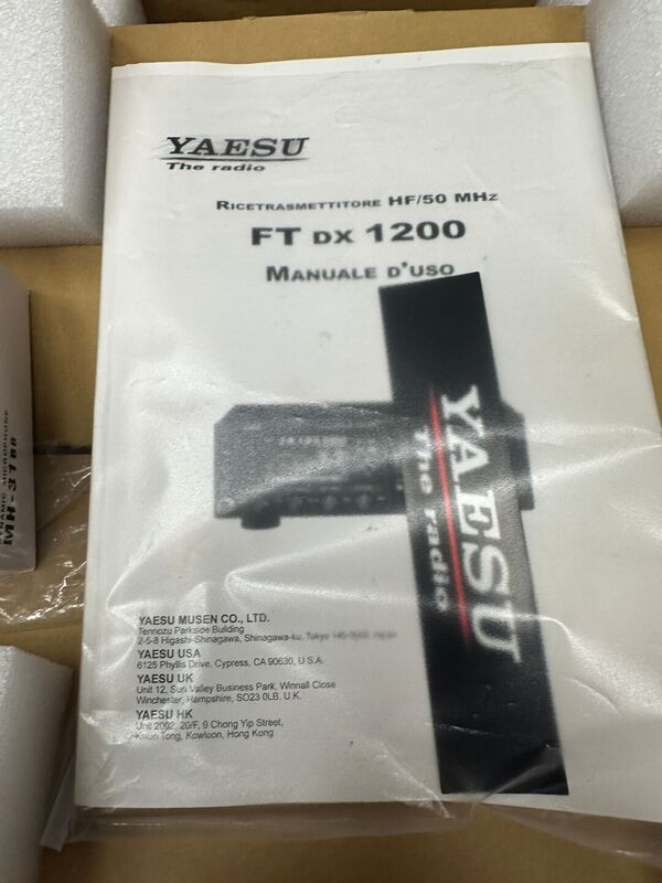 YAESU FT DX 1200 HF E 50 MHZ ALL MODE OTTIMO CON IMBALLO